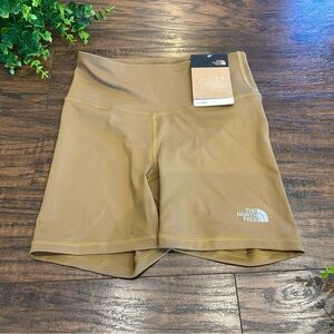NWT WOMENS The North Face Biker Shorts - utility brown running athletic gym